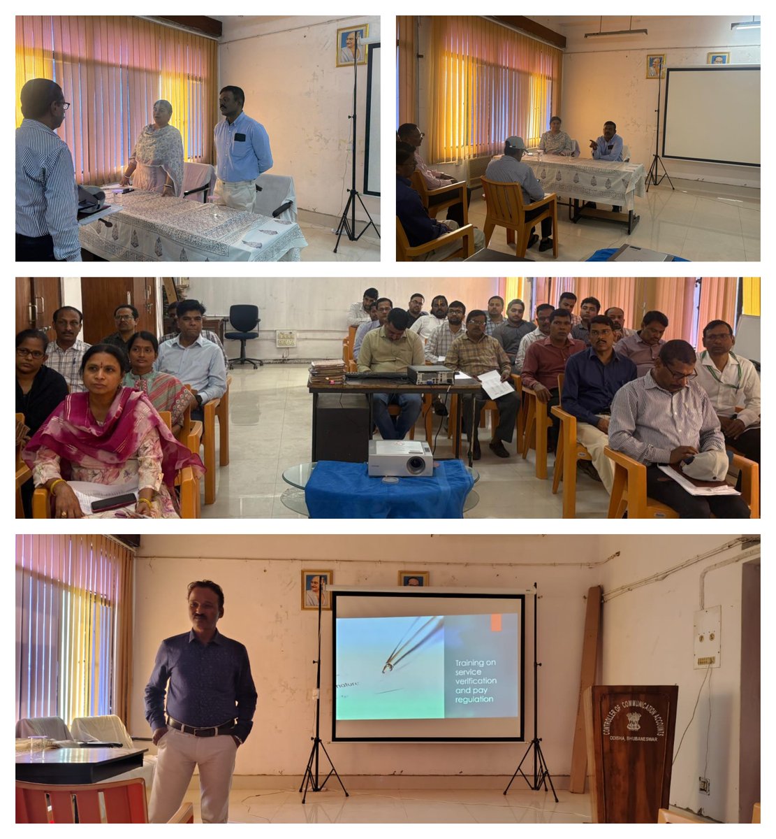 ccaodisha's tweet photo. @DoT_India
@ControllerDot
An in-house peer-to-peer training was conducted to to 25 of staff for streamline service book verification, qualifying service determination, and pay fixation for timely retirement processing of BSNL-absorbed employees. https://t.co/pM1ADvEWf8