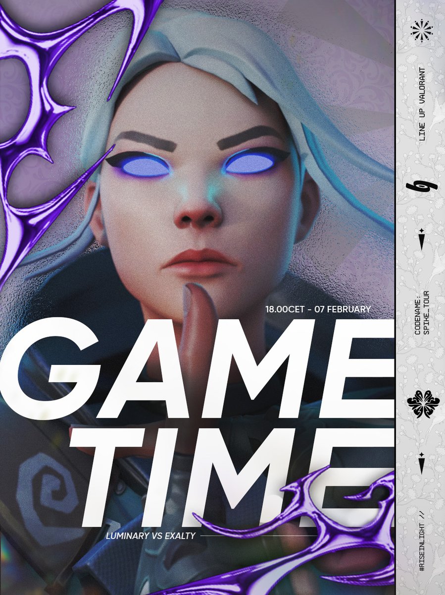 LMNY_Esport's tweet image. On n’a pas encore fini, il faut clôturer cette soirée de la meilleure manière.

🆚 | @Exalty_FR 
🎙️ | @QiRa_vlr 
📺 | twitch.tv/luminary_esport

#RISEINLIGHT 💜