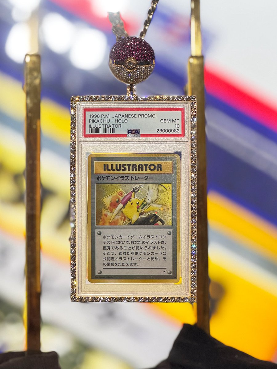 GoldinCo's tweet image. The most coveted card on the planet 🌍⚡ 

The @LoganPaul World-Record PSA 10 Pikachu Illustrator is on display at @Collect_A_Con in Atlanta TODAY ONLY!

See this iconic piece headline our Pokémon &amp;amp; TCG Auction now: bit.ly/4kGSpVf