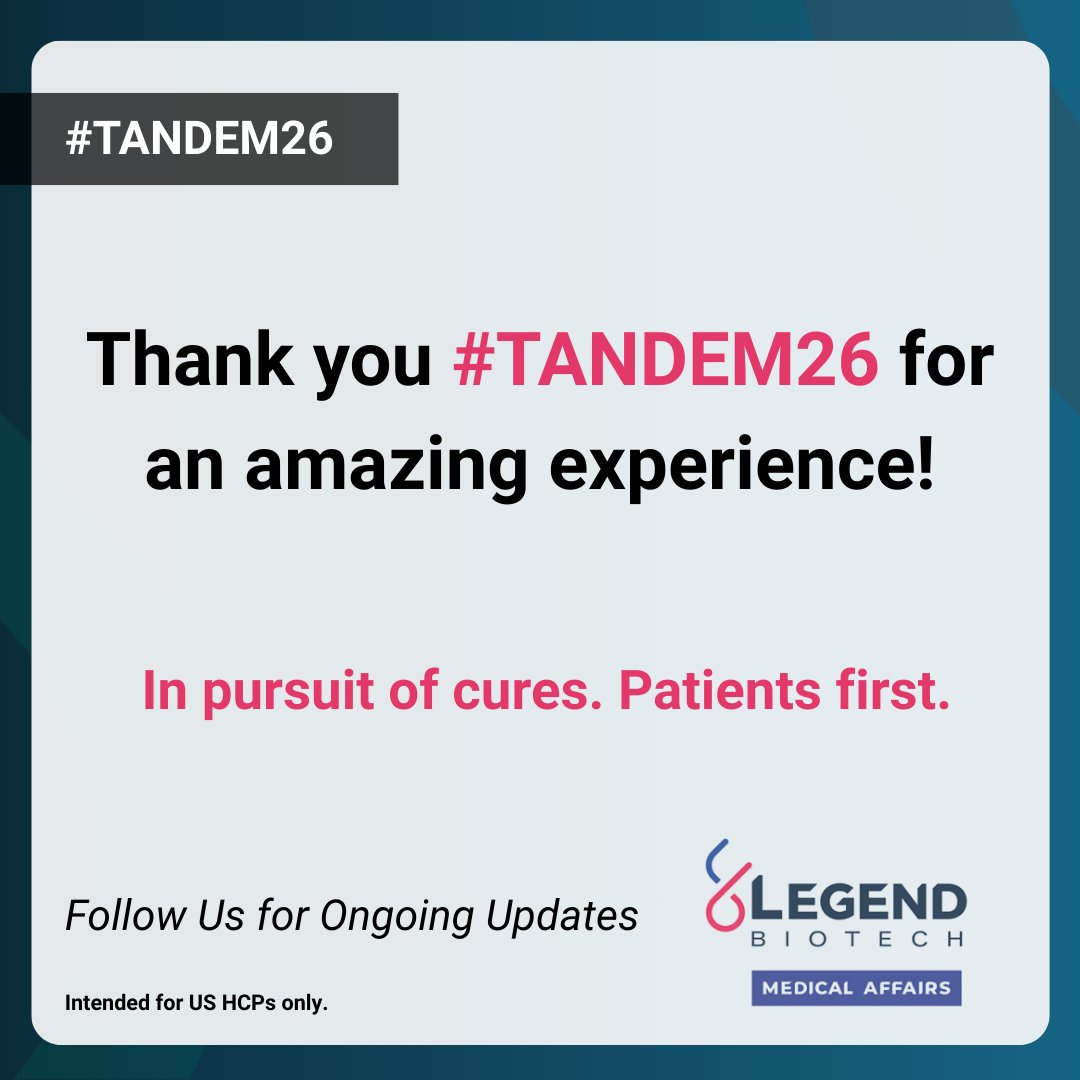 Legend Biotech Medical Affairs tweet media