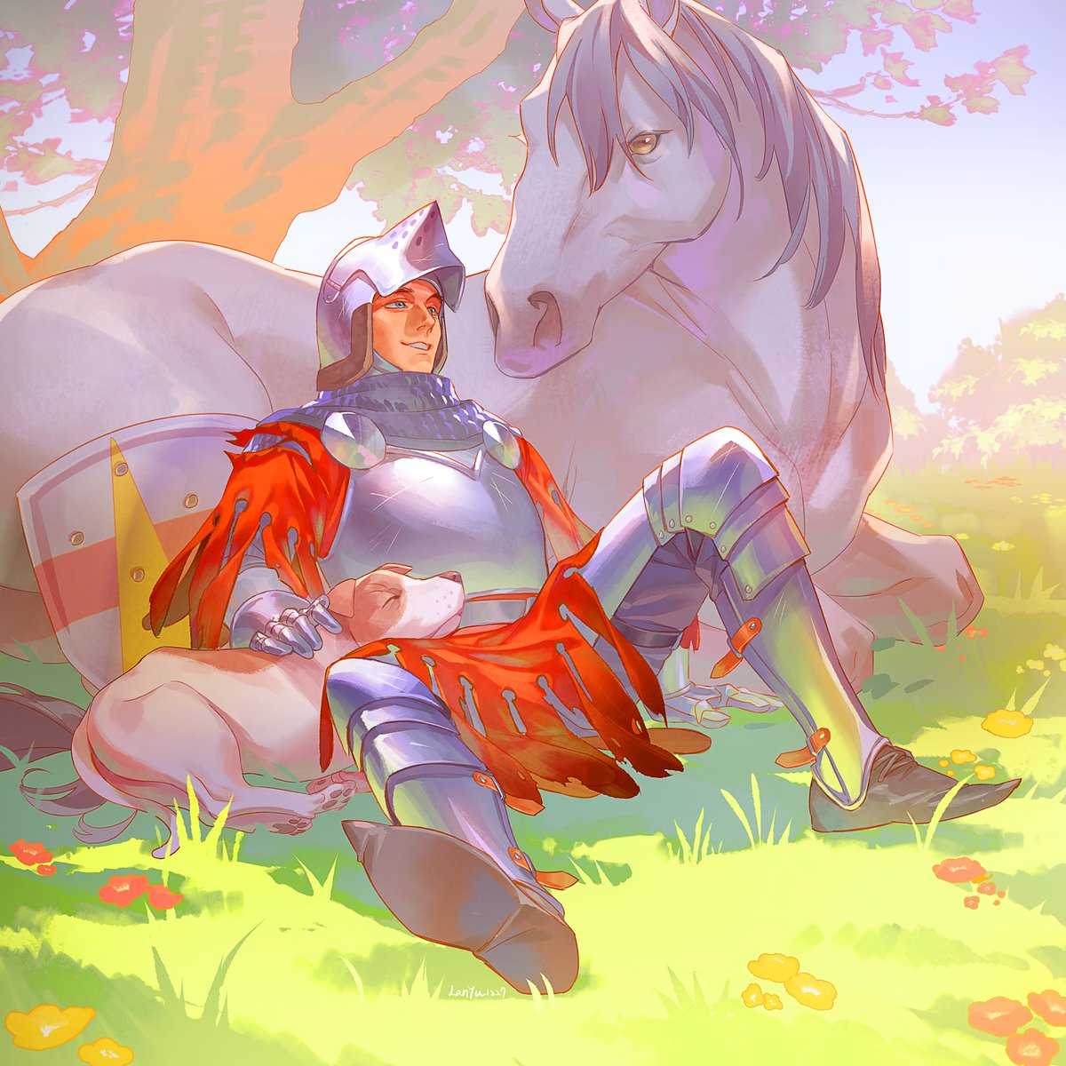 結果沒趕上KCD一週年😭
但這張亨利穿紅色又有馬元素，四捨五入可以當春節賀圖發吧🧍
#KCD2