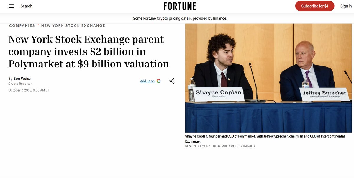 TheDeFinvestor's tweet photo. One of my favorite DeFi strategies lately has been prediction market arbitrage.

It's a great way to make solid profits while also farming Polymarket's upcoming airdrop.

Here's how it works:

• Go to @opinionlabsxyz or Polymarket
• Find an identical prediction market that is available on both platforms
• Check if there's a spread difference between the odds for that market on the two platforms
• If you can buy YES + NO shares for less than 99.9c, then do it to lock in a profit

When that prediction market expires, it's guaranteed that each 1 YES + 1 NO share will be worth $1 regardless of the outcome.

Here's an actual example:

On Polymarket, you can bet that Apple will release a new product line before 2027 by buying YES shares at 85c.

On Opinion, you can buy NO shares for the exact same market at 11.4c.

Buy the same number of YES shares on Polymarket and NO shares on Opinion, and you will lock in a profit as 85c+11.3c=96.4c and is less than $1.

If you invest $1000, you'll make $36.

Now ideally, you want to use this strategy only for markets that expire soon (within 2-3 months at most), so you don't have to wait too much until you can collect your profit.

You can read the market rules to see the end date.

You can find opportunities like this in 2 ways:

• Manually - search the identical markets on Polymarket and Opinion, and see if there's any arbitrage opportunity

• Automatically - A tool like AlertPilot dot io built by @securezer0 uses AI to automatically find prediction market arbitrage opportunities

In this example, AlertPilot requires paying a subscription, but if you want to do arbitrage with significant capital, it might be worth it.

Why do I believe that arbitraging prediction markets is a good idea?

Because with this strategy, you not only make a decent profit, but also farm Polymarket and Opinion.

If Polymarket launches a token, it could easily do the biggest airdrop of 2026. The valuation of Polymarket's latest funding round is $9 billion.

Let's say that its token has a $10b FDV at launch and there's only a 5% token airdrop allocation. Its airdrop will still be worth $500M.

A $500M airdrop would be massive given that Polymarket TVL is only $353M at this moment.

And I think that Opinion airdrop will also be pretty good.

I strongly believe that farming prediction market platforms will pay off tremendously.