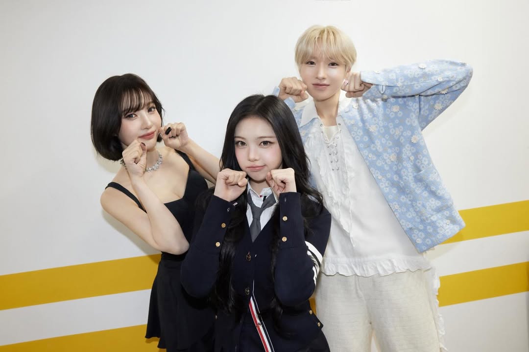 SAKUYA com Joy (Red Velvet) e Ian (H2H). #NCT #NCTWISH #사쿠야