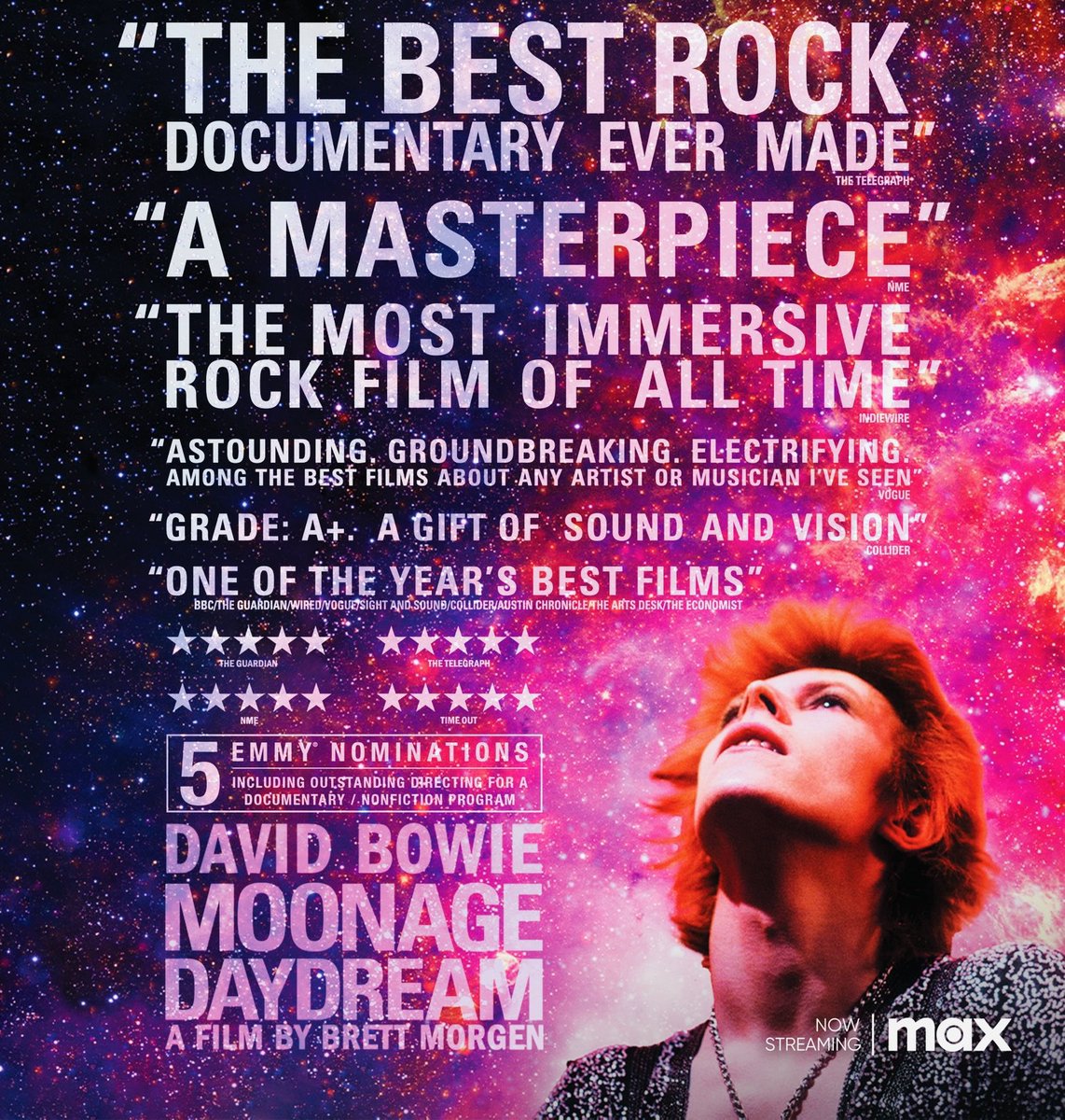 brettmorgen's tweet photo. David Bowie returns to the historic @ChineseTheatres TONIGHT!.  Q &amp; A following 6pm show! This film was built for IMAX and was designed for this historic theatre. “THE MOST IMMERSIVE ROCK FILM OF ALL TIME.”
https://t.co/zPCZ0zgg2p https://t.co/19spTZ27Ml