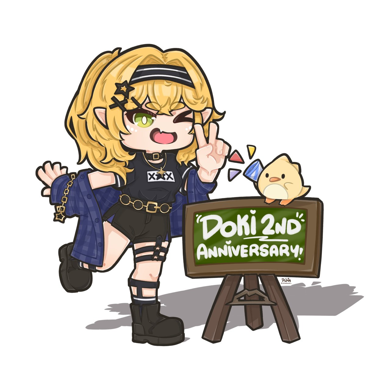 hitominty_'s tweet photo. Happy 2nd Anniversary Dokibird! 🏆

#DokiGallery #DOK2DAY https://t.co/nojlW6pW4g