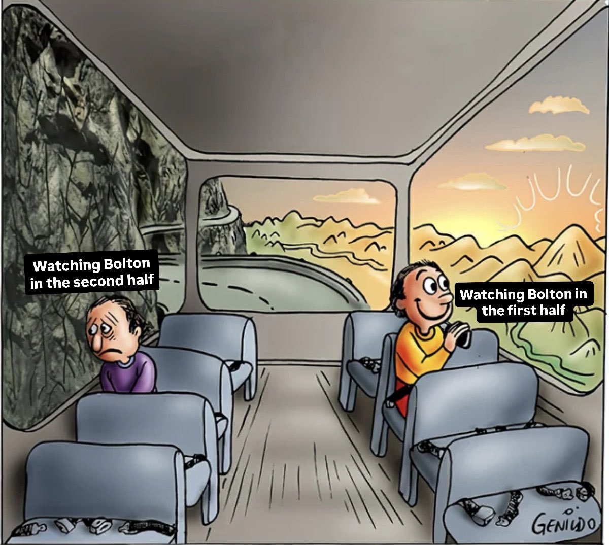 I wasn’t worried at all… #BWFC