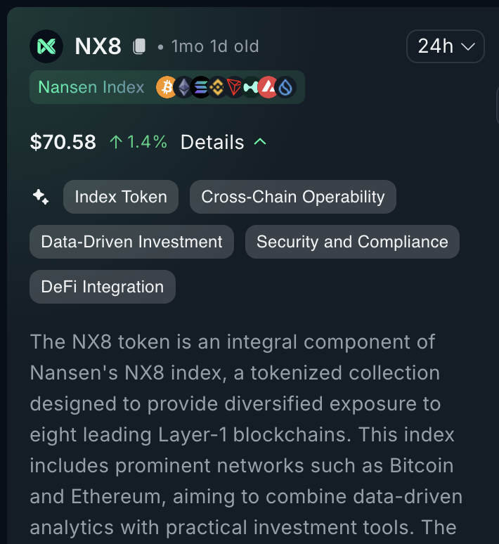 SourabhStephen's tweet photo. Just did a few on-chain task to positioned myself for any future drops.

1/ Completed jumper X katana campaign : https://t.co/83I6LJw0RD

You will get 20 xp for completing task.
Earn $KAT yields on your DeFi deposits.

I still believe @lifiprotocol will deploy token and will do drop according to their jumper XP.

2/ Bought NX8 index from @nansen_ai trade features which gives me 2x boost on trade volume and 5x boost on holding.

Its an index fund of top L1 tokens including $BTC, $ETH, $SOL, $BNB, $SUI, $AVAX, $HYPE, $TRX

Trade here : https://t.co/2i9sBQDMMz

3/ Got access to the @bulktrade testnet for my YT-bulksol position. If you stake $SOL as $bulkSOL or bought YT then dm @hotlneblng_ 

4/ Made some volume on @Titan_Exchange to boost my rank. Currently under 20k rank.

Build vol : https://t.co/5GKrOGrVj4

5/ Made few swaps on rabby wallet on eth mainnet routed through @Fast_Protocol RPC. They have ongoing miles program.

Sign up here : https://t.co/78T7cztVa7

6/ Started a tight range LP on @prjx_hl in hype/usdc pair that earning me 176% apr.

If price of $HYPE went to $28 i will be at 15% in IL. 

Check demos calculator, if you want to LP : https://t.co/HEv4v9W1Mu
Toggle with different number to examine the results.

 Good luck!!