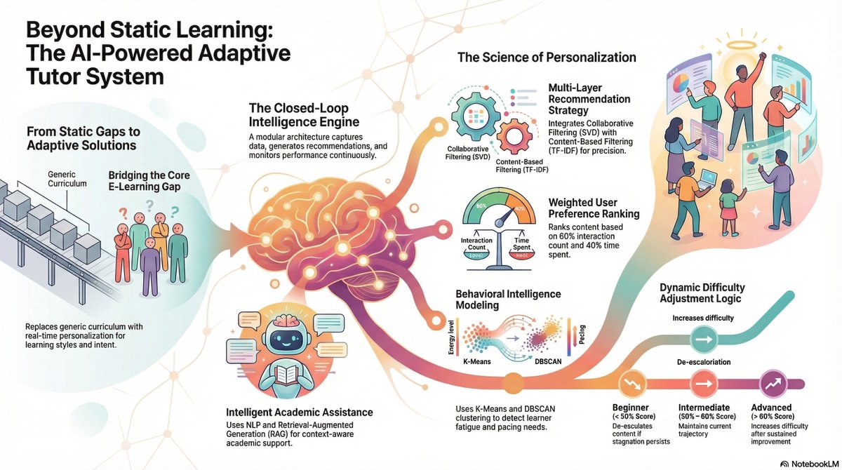 Chiragp1605's tweet photo. Filed a patent on an AI-powered adaptive tutor system. 🚀
Now presenting it at SAKEC Tech Symposium 2026.
Here’s what makes it different 👇 https://t.co/4ygdWVdCXj
