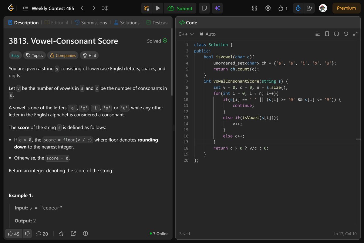 Vivek_05_12's tweet photo. ๐ป Web Development
๐ Integrated database and authentication
๐ Wrapped up the project end-to-end.
๐ DSA
โ
Solved 1 LeetCode problem.
#WebDev #FullStack #ProjectComplete #DSA #LeetCode #100DaysOfCode https://t.co/dUVhQAvamg