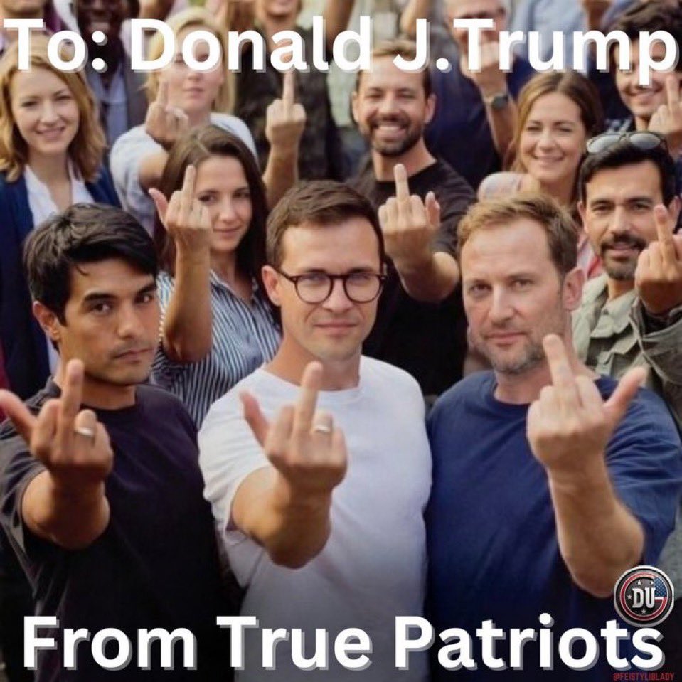 EyeOfTheIdol's tweet image. A message to @realDonaldTrump from the people of this country he’s trying to terrorize and subjugate…..

#DV1 #DemsUnited #LiveBlue