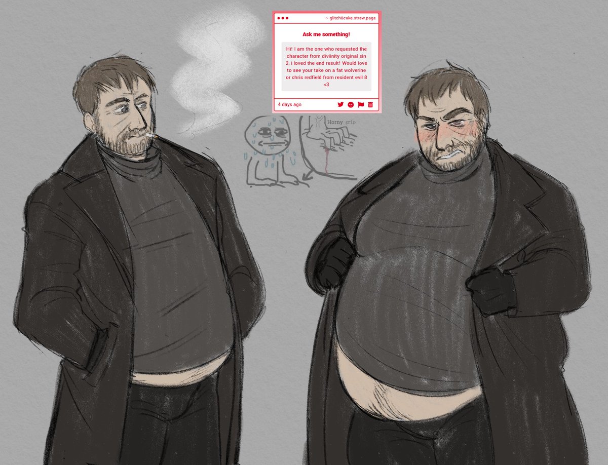 Hey anon you opened up my chakras hoooooooly chris i need him fat
i knew of other characters from the franchise but nobody told me chris was RIGHT THERE im going lowk feral 😩
PLEASE come talk to me off anon tell me more about him