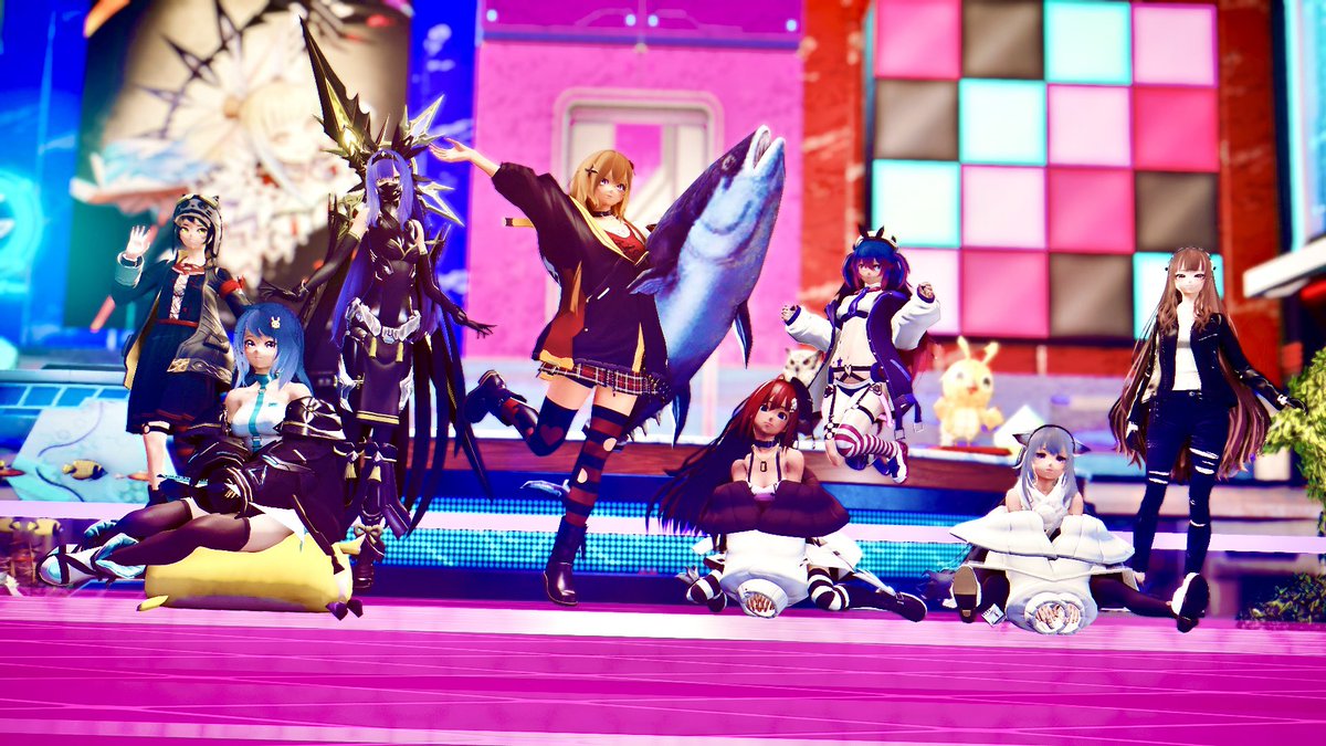 #PSO2NGS_S︎S 

深夜のチムメン集合SSだーーー！！