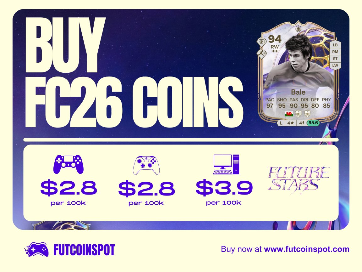 FutCoinSpot™️ - FUT Coins Buy & Sell tweet media