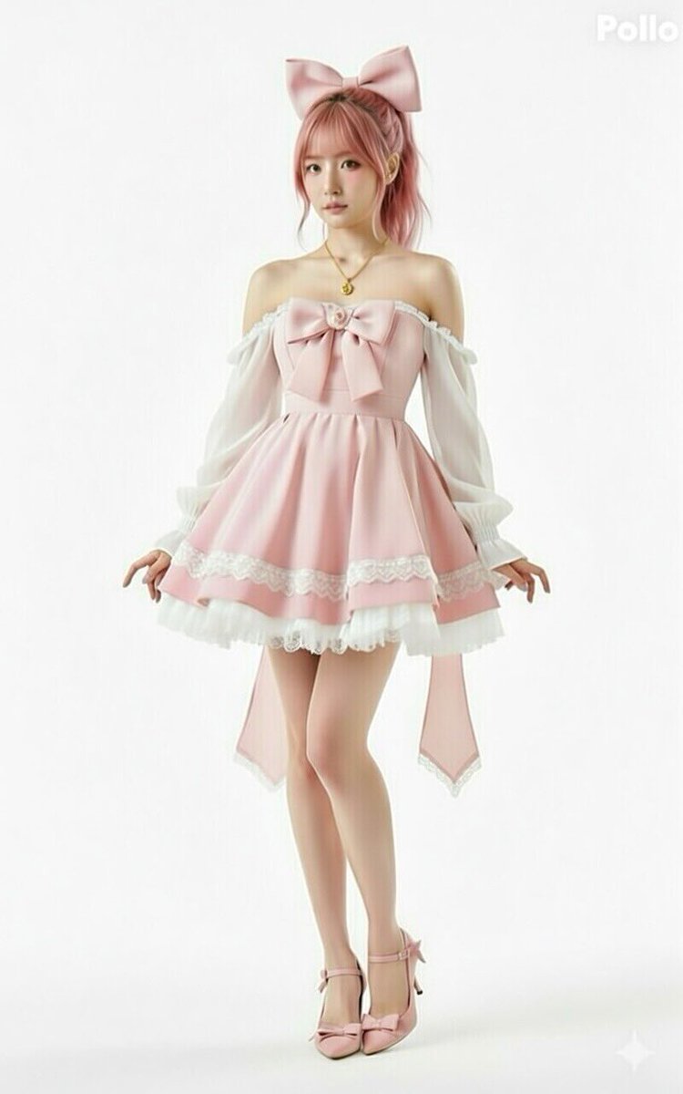 Cute Ribbon Coordinate Fashion Prompt example 2