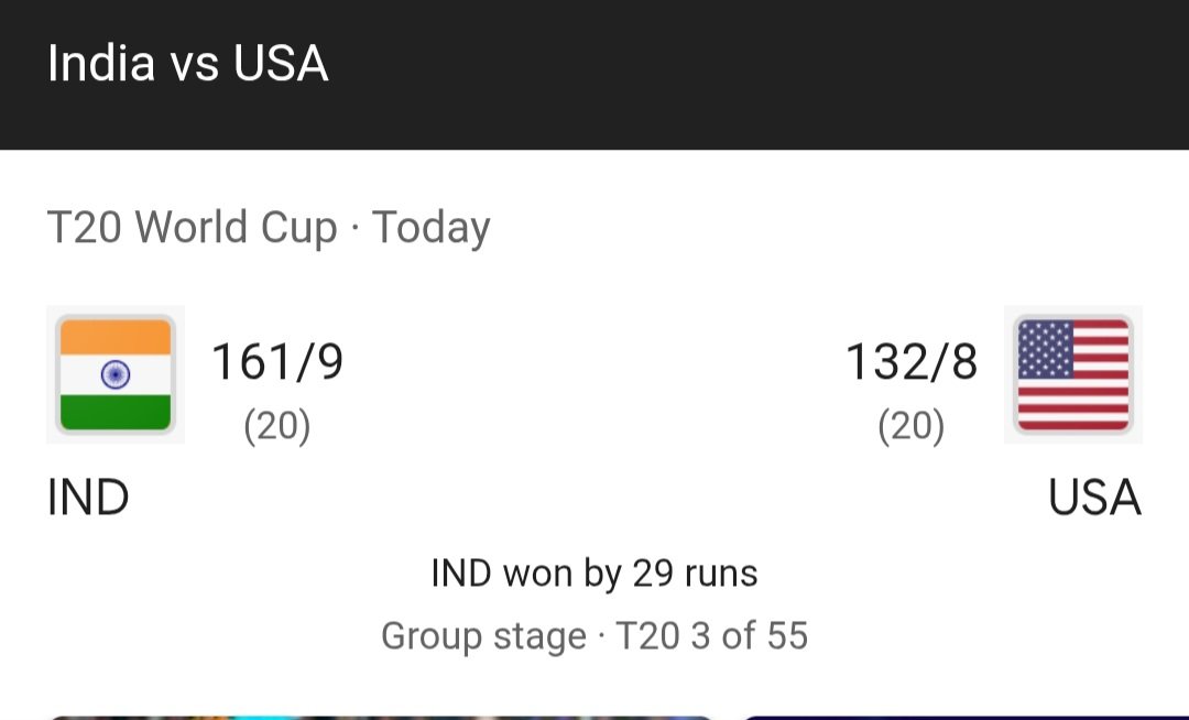 IshBhatt197's tweet photo. We won...💪💪🥳🥳🥳🌿🇮🇳👸🏻😇
#USAvsIND
#T20WorldCup https://t.co/yPrTYqyzYm