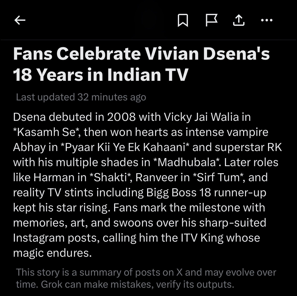 Trending 🔥

 #18YearsOfVivianMagic