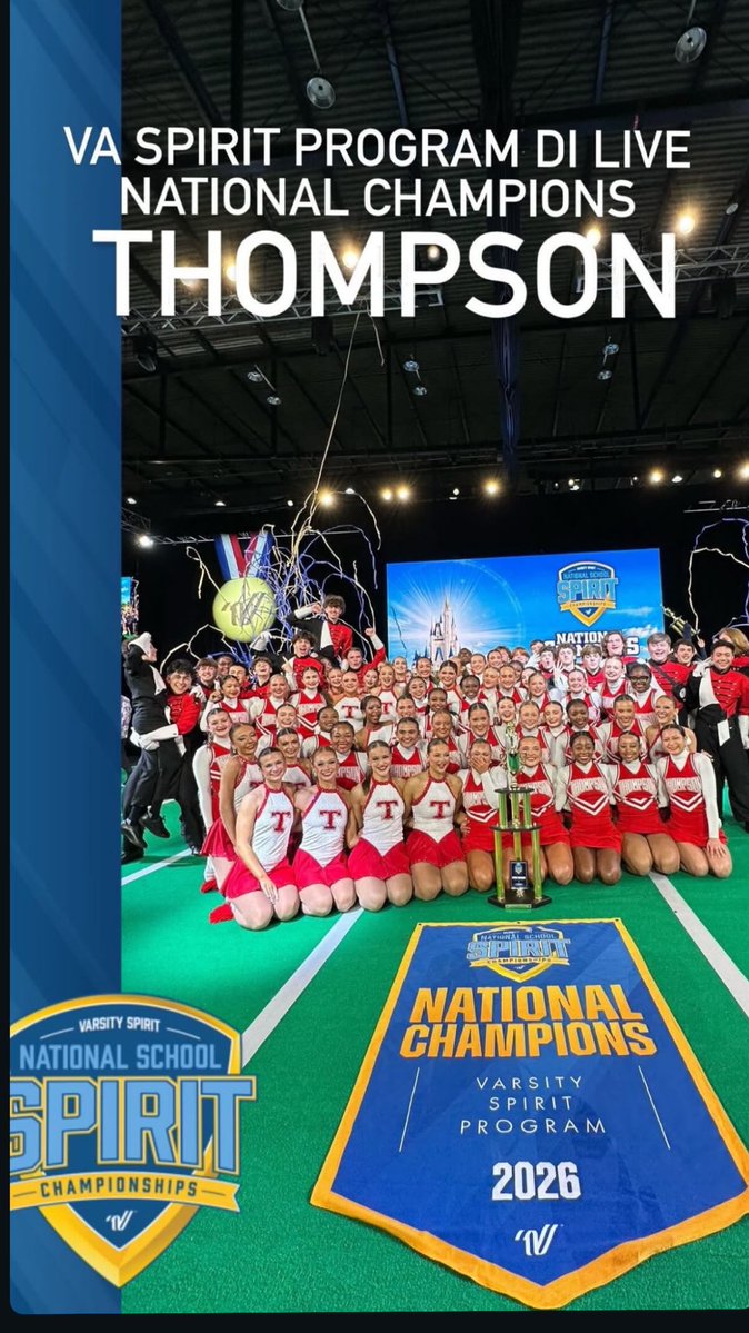 coachmarkf's tweet image. NATIONAL CHAMPS! Winning is contagious!! Congrats to all!! The best Friday night Trinity anywhere!!! Cheer,Band and Football!! So proud!!! What a great feeling to be a WARRIOR!! ⁦@WARRIORNATION20⁩ ⁦@Alabasterk12⁩ ⁦@ThompsonCheer⁩ # OUTWORKEMALL!!!