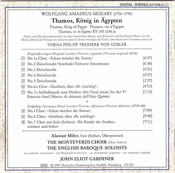 MozartCircle's tweet photo. #CDChoice #ch
#Mozart1776 #250Anniversary
#Mozart magnificent mysterious masterpiece:
#Thamos König in Ägypten K345!
For Great #Gardiner @mco_london Interludes existed in 1776 BUT with 2 old choruses from 1773 probably revised!
Dating mystery not solved!
https://t.co/JCQA1c53qp https://t.co/TQxo6pDvvl