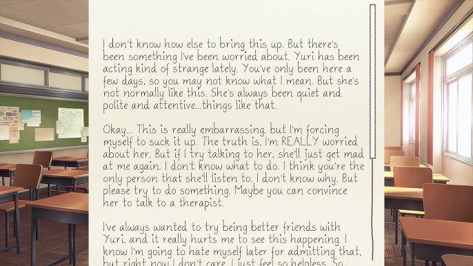 chainsawchuu's tweet image. hands down the best scene in ddlc