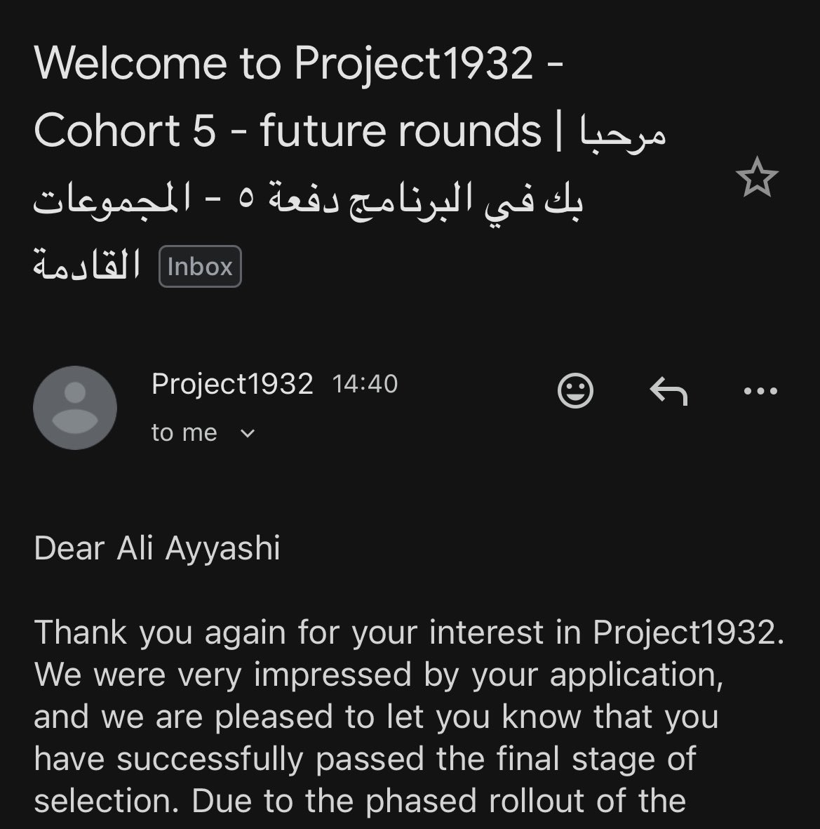 Proud to be part of <a href="/Project1932/">Project1932</a>

A new chapter of learning, impact, and growth begins.

#Project1932 | <a href="/LittleSibs/">Project1932 LittleSibs</a> | <a href="/Project1932/">Project1932</a>