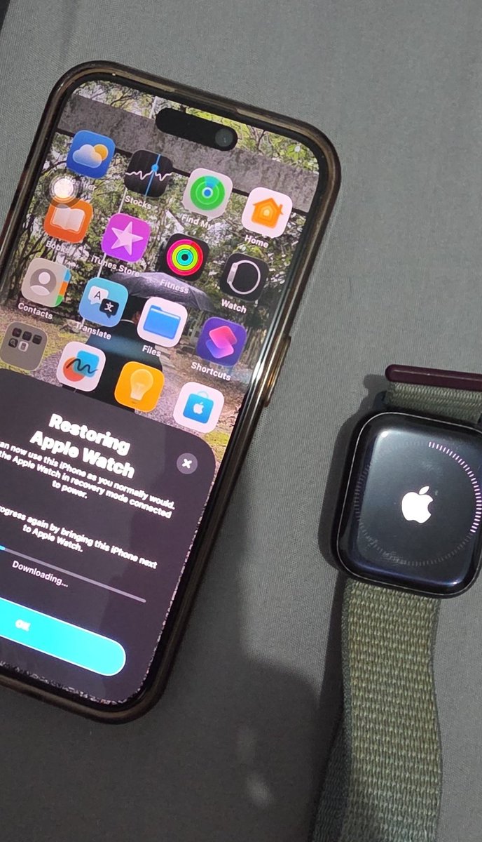 sukaengineering's tweet image. Capek kali Tuhan udh berkali2 ini restoringnya, apa ganti watch aja ya 🙃🙃 series 9 padahal, astagaaa