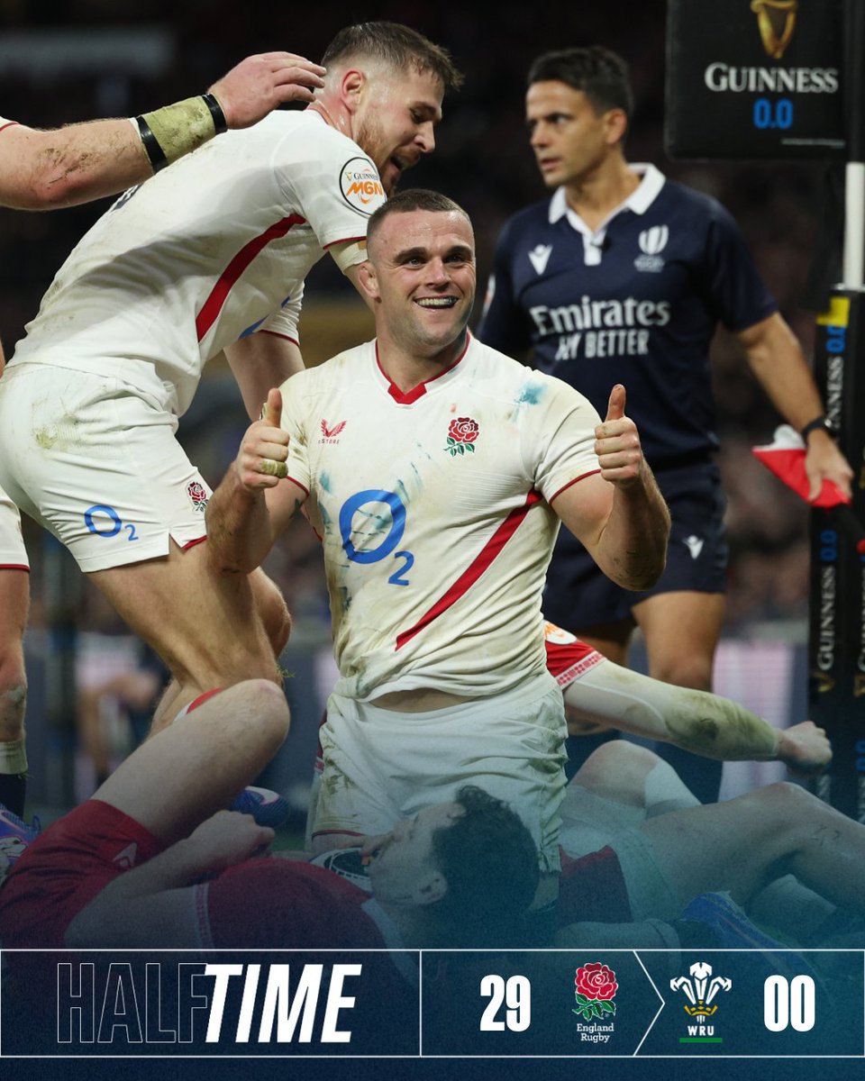 So far so good 🌹

#GuinnessM6N | #ENGvWAL