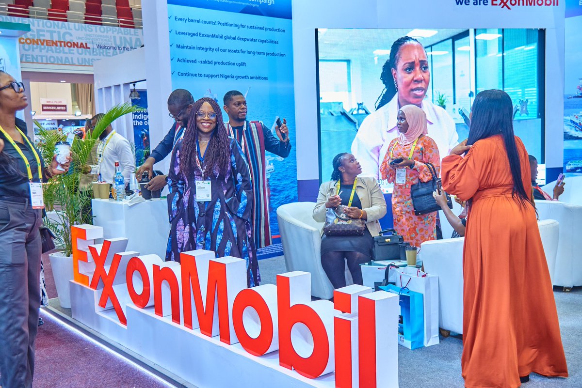 A great week at #NIES2026!

Proud of the strong participation by ExxonMobil affiliates in Nigeria - from key leadership contributions on upstream priorities, energy financing, and local content, to hosting hundreds of visitors at our exhibition stand.

Honored to be recognized as