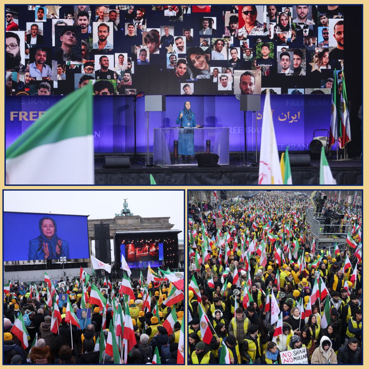 IAC_SC's tweet image. Maryam Rajavi: “Yes, now is the time to recognize the struggle of the Resistance Units and the National Liberation Army of Iran, which stands at the threshold of its 40th anniversary.”
#BerlinFreeIranDemo #No2ShahNo2Mullahs