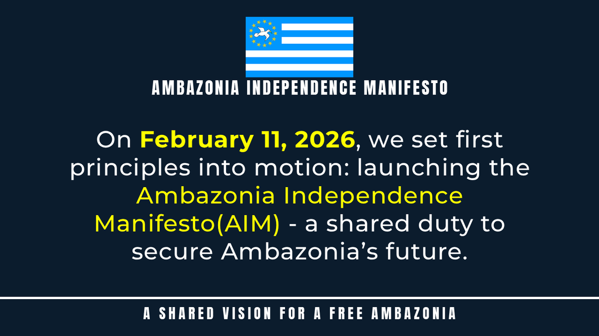 History turns when a people align on purpose. Ambazonia  speaks:  governing a nation  with clear  vision, firm in resolve.