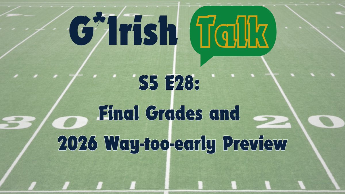 G'Irish Talk 🎙️ tweet media