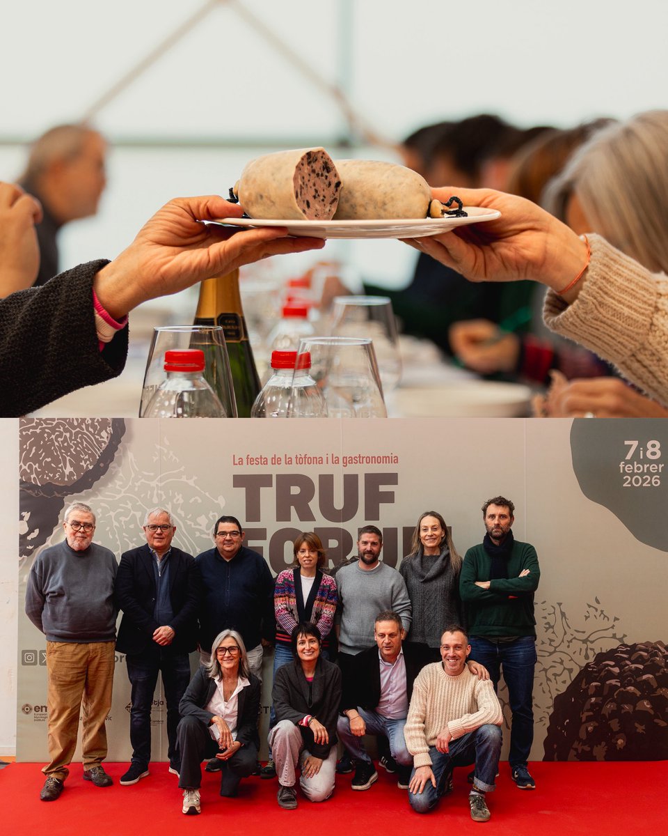 Trufforum_Vic's tweet photo. Ja coneixem el guanyador de la 2a edició del Concurs al Millor Producte Trufat de Catalunya 2026 🎉🙌🏼

Enhorabona @ca_la_maria_carnics pel vostre donegal trinxat amb tòfona! 🥳👏🏼👏🏼👏🏼

#TrufforumVic2026 #tòfonanegra #tubermelanosporum https://t.co/EiCt0yFk9a