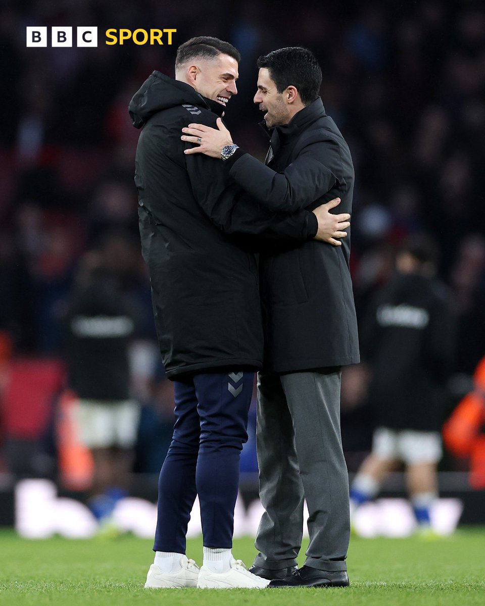 Reunited ❤️

A nice moment between Granit Xhaka and Mikel Arteta on the pitch at FT.