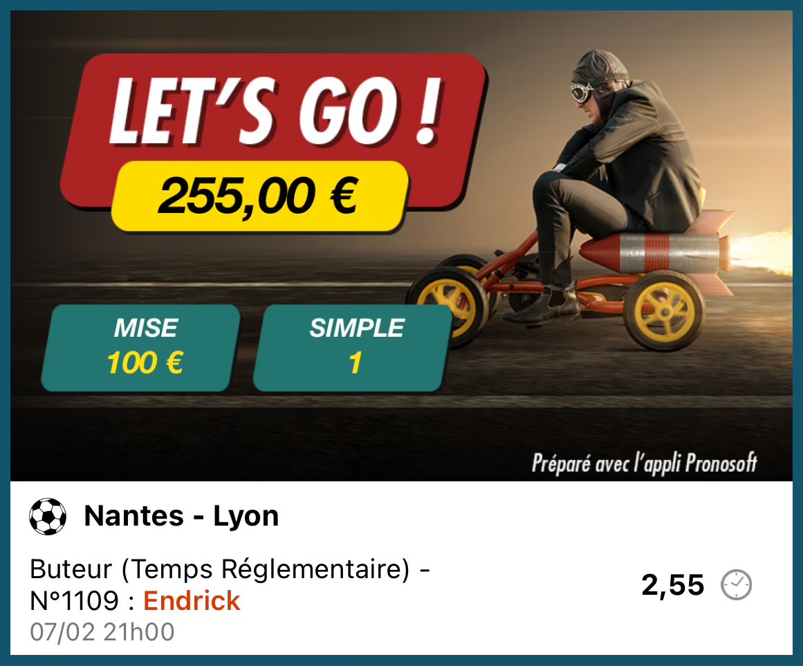 Allez le Endrick Show ce soir 💪#TeamParieur