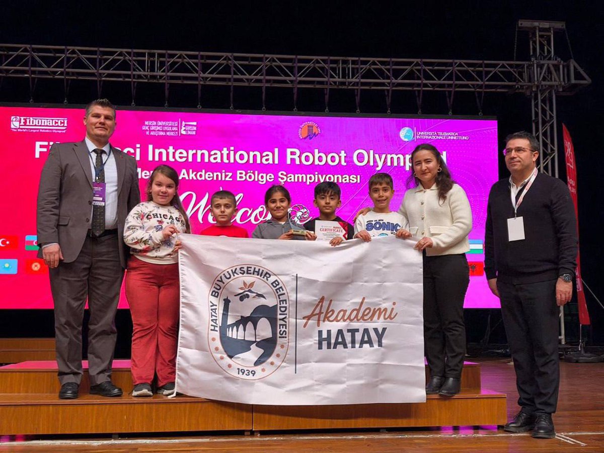 HatayBSB's tweet photo. Hatay Bilim Merkezi olarak ilk yarışma heyecanımızı yaşadık.
Fibonacci Uluslararası Robot Olimpiyatları Akdeniz Bölge Yarışması’nda Start-Up Junior kategorisinde biri 1.’lik, diğeri 3.’lük olmak üzere iki derece elde ettik.
Evlatlarımızla gurur duyuyoruz. https://t.co/36qYrLhlOI