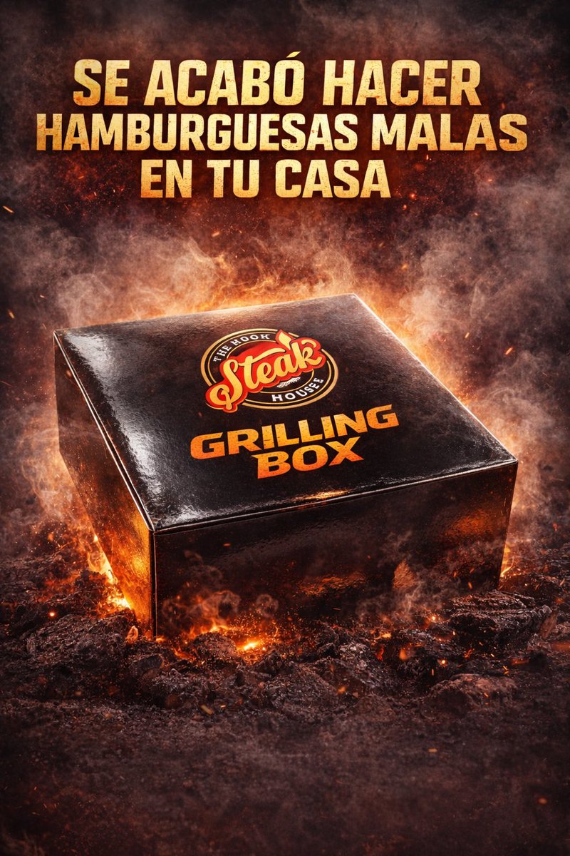 Se acabó el hacer hamburguesas malas en tu casa.
Ahora se come como se supone.
🔥🥩 #GrillingBox #TheHookSteakhouse
