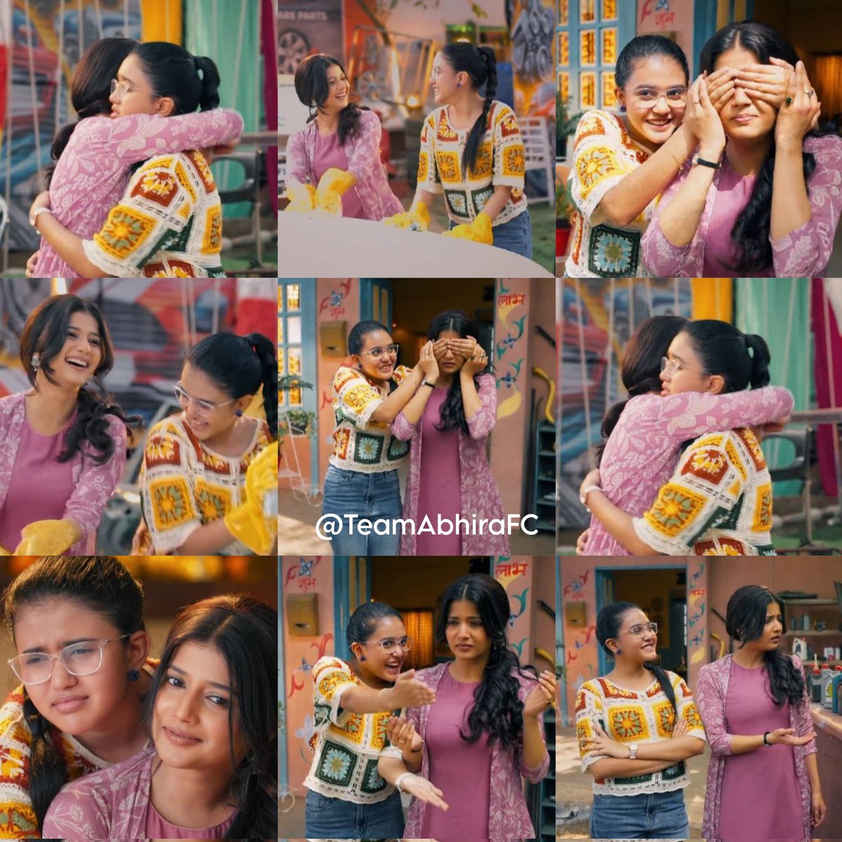 The way they light up around each other 🤍
So much warmth, comfort, and beautiful on-screen chemistry between them ✨
Moments like these are simply precious 🫶

[ #SamridhiiShukla #AbhiraSharma #yrkkh ]