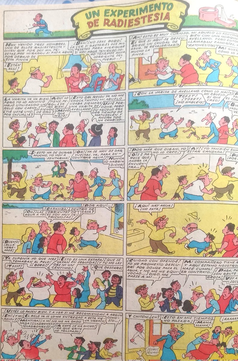 Mi infancia está muy unida a la lectura del TBO, del que conocía bien los trazos de cada dibujante. Una de las series más famosas fue "la familia Ulises" , que aparecía siempre en la contraportada del TBO, realizada por el gran dibujante catalán, Benejam.
