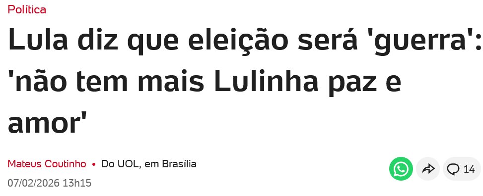 silvionavarro's tweet image. 07/02/2026. Foi ele mesmo quem disse (guardem essa fala).