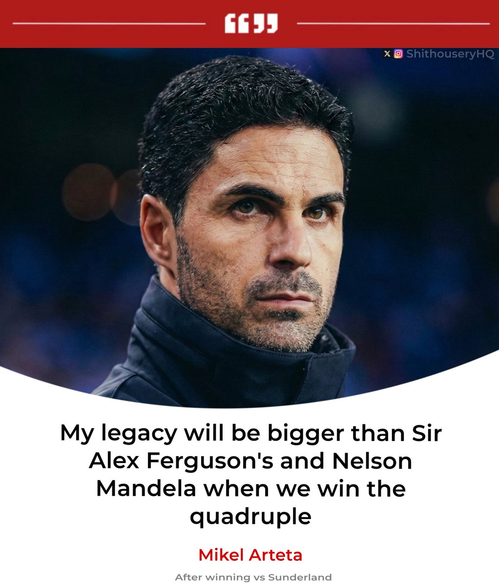ShithouseryHQ's tweet photo. 🚨| Arsenal manager Mikel Arteta with an ODD STATETMENT! https://t.co/ZsOAurPgCi
