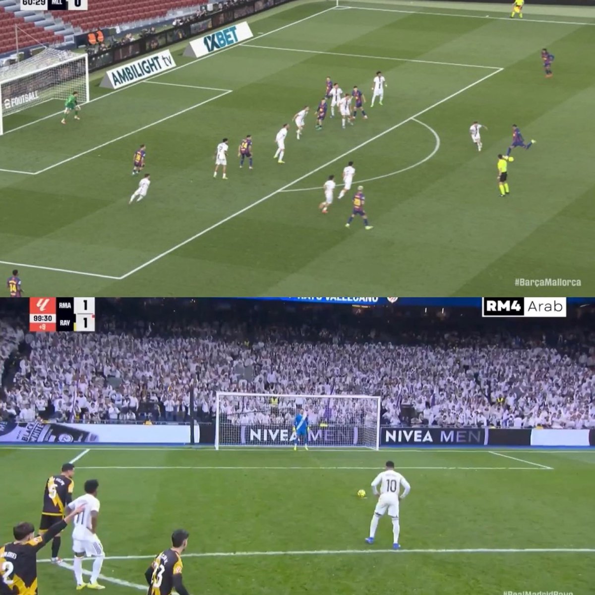 Se repite la Historia de Messi vs Cristiano...

Lamine Yamal Magia y Golazos... 🪄

Mbappe inflado a sacos de penales inventados para seguir en el top... 🤡