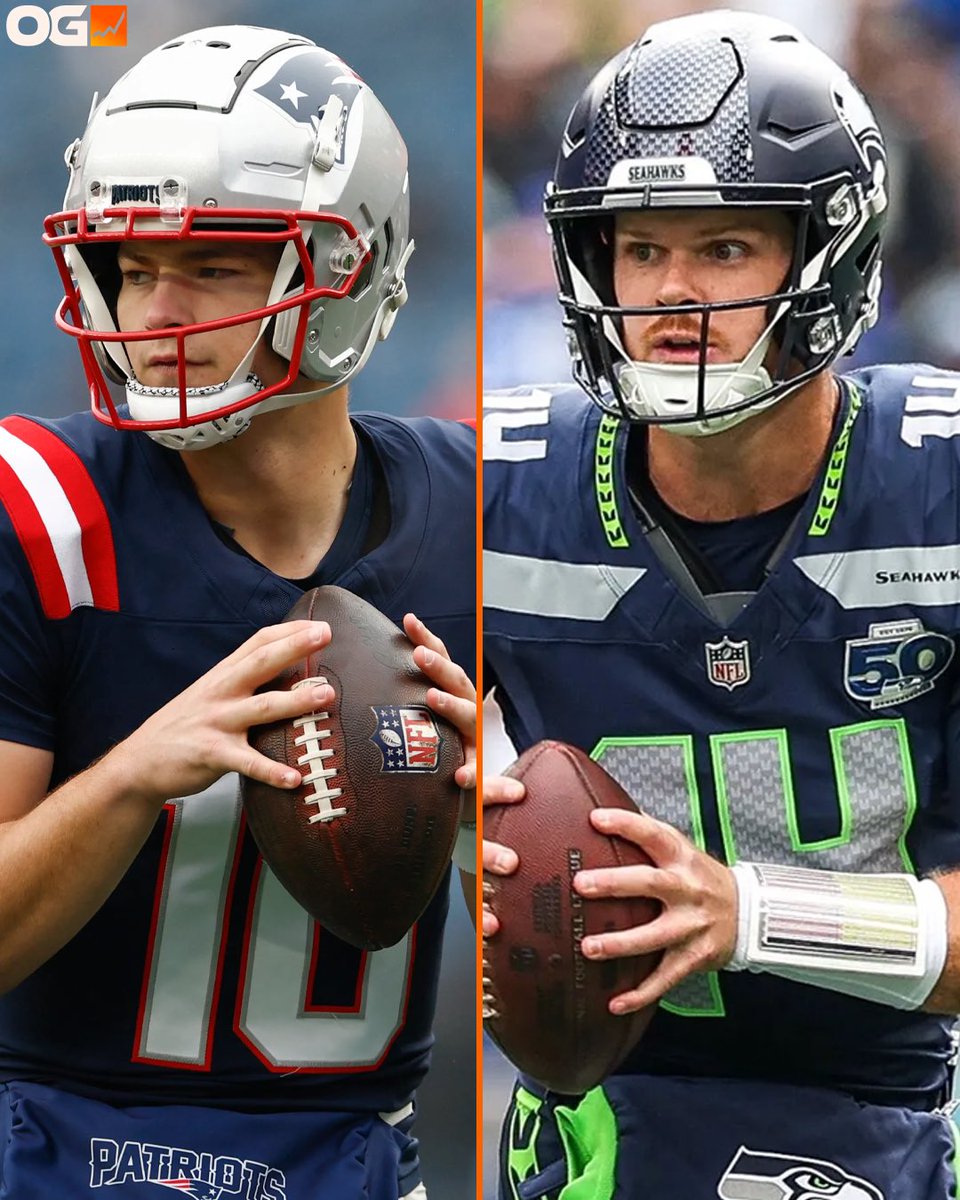 Who will finish with more passing yards on Sunday? 👀

REPOST: Drake Maye
LIKE: Sam Darnold