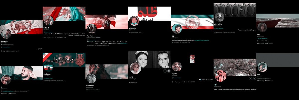 اکانتایی که ۱۸ دی رفتن و دیگه برنگشتن.
قطعا بیشتر هستن و اگه شناسایی کردین بگید.
من هدرمو میذارم شما تا همیشه یادتون باشم🖤