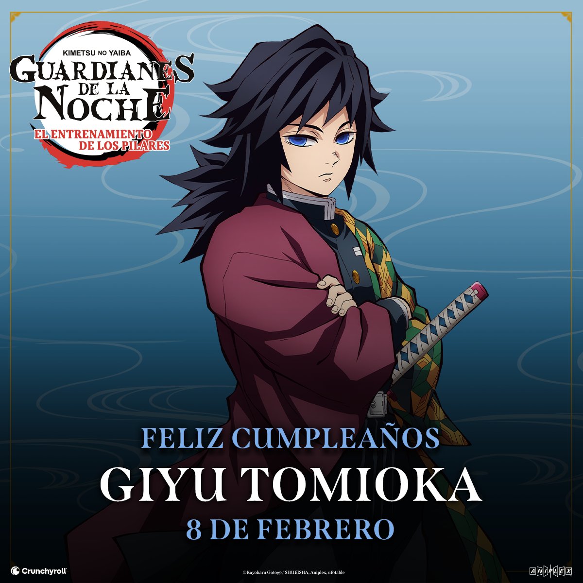 ¡Feliz cumpleaños al Pilar del Agua, Giyu!