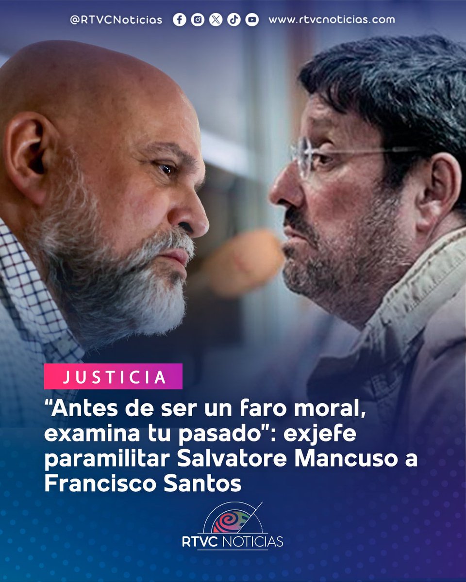 La palabra de Mancuso es suficiente.