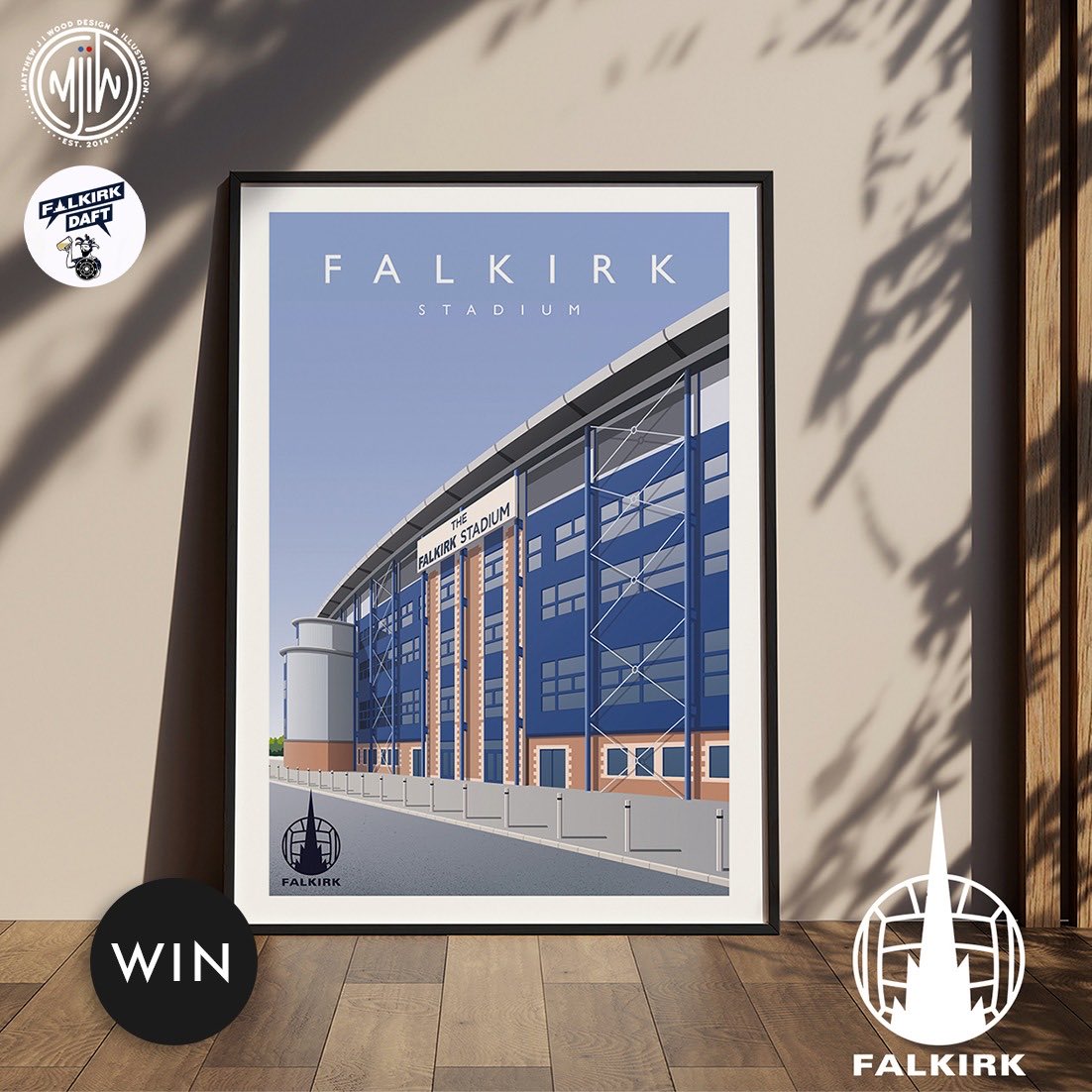 🖼️ WIN this print courtesy of <a href="/matthewjiwood/">matthew j i wood design</a> 

Simply like &amp; share this post. 

You can check Matthew’s official <a href="/FalkirkFC/">Falkirk FC</a> print selection below

🔗 matthewjiwood.com/falkirk-fc