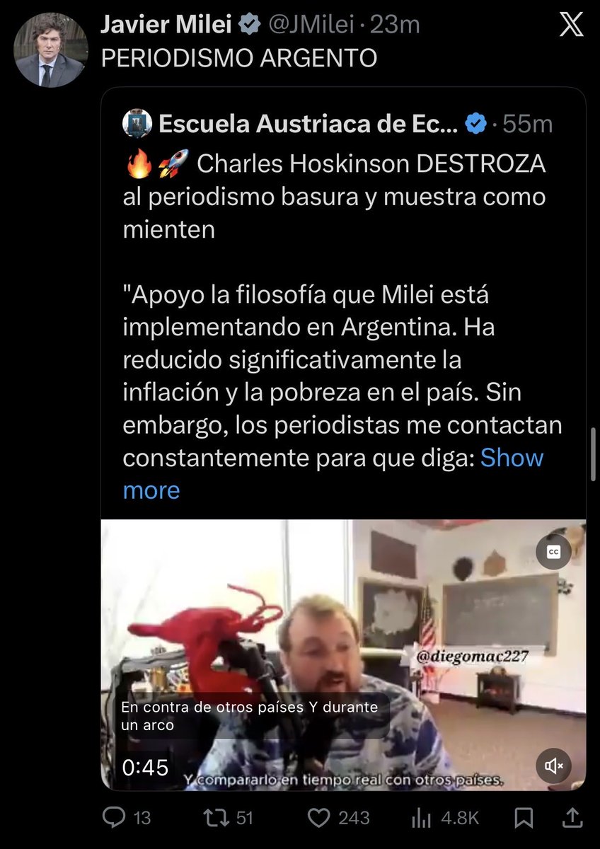 LA REALIDAD FUE OTRA, JAVIER: Los periodistas argentinos querían que Charles Hoskinson hablara sobre lo que había denunciado unas horas antes: que en el TechForum la dupla Terrones Godoy-Novelli le pidió coimas para una reunión a solas con vos.

💵"Cosas mágicas pueden pasar"

En