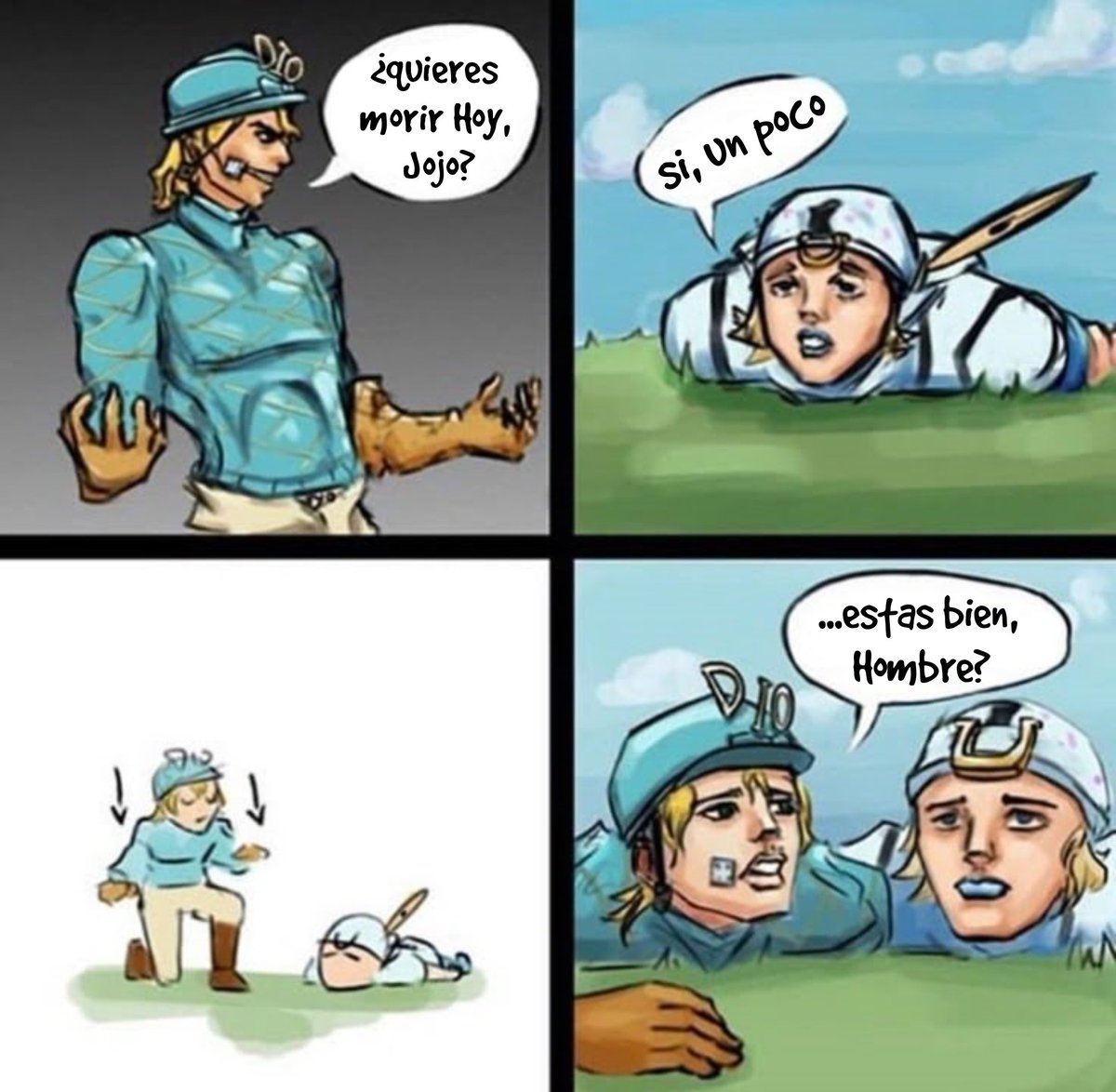 Se nota que Diego es un Dio por su forma de tratar de Jhonny