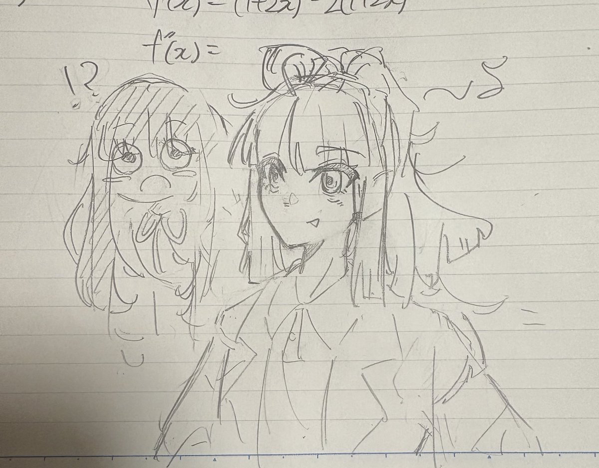 ひさしぶりにアナログ落書き