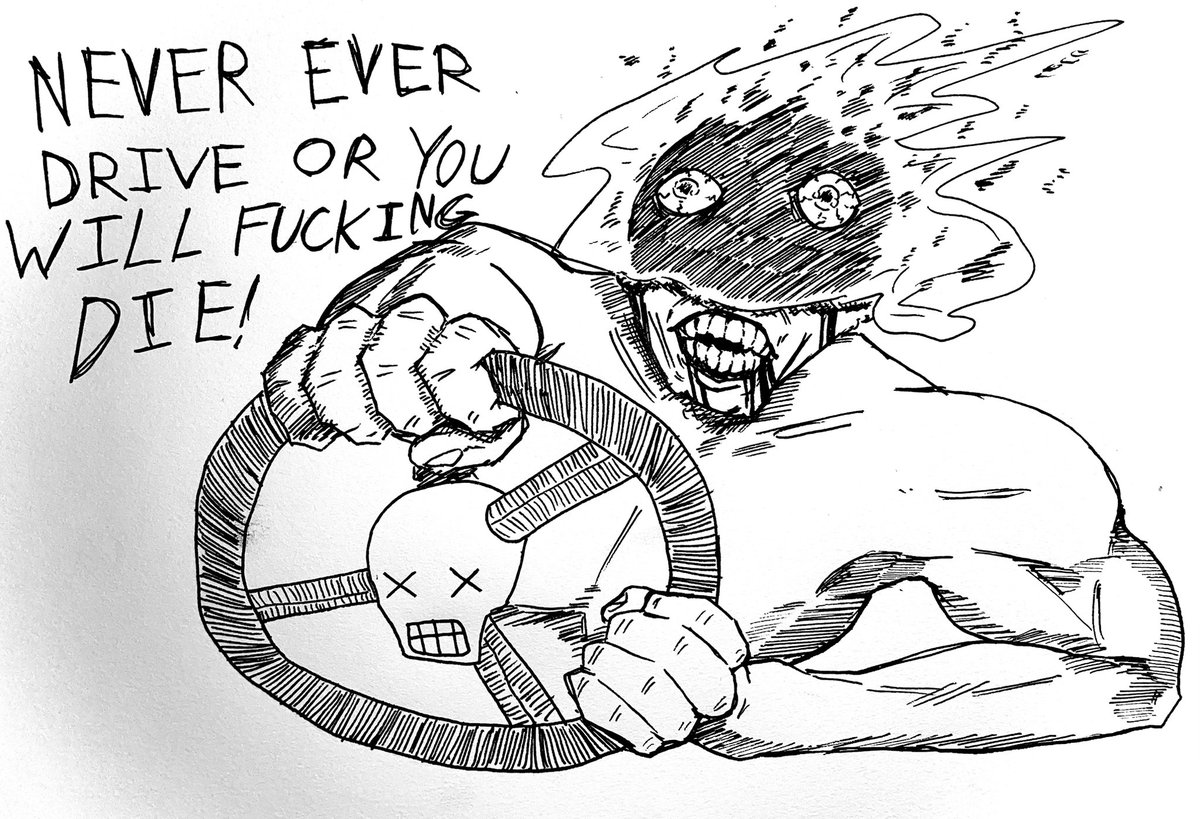 My dream job is being the person that comes up with those scary adds for Road Safety and Smoking and Drug Addiction