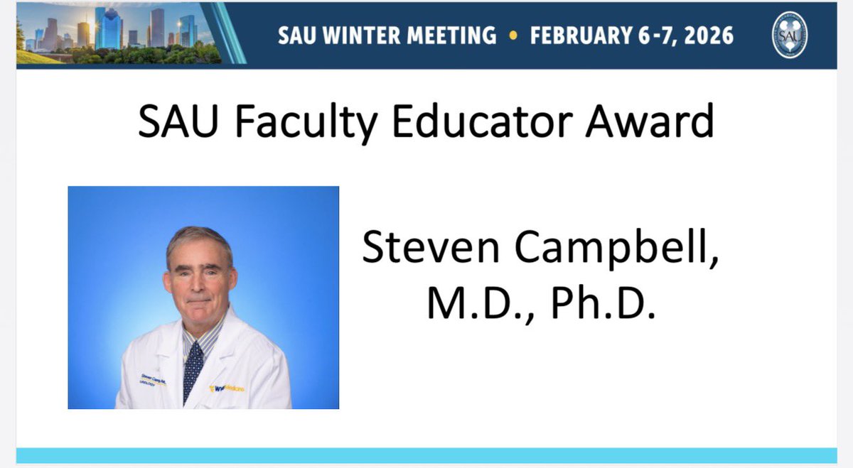 Society of Academic Urologists tweet media